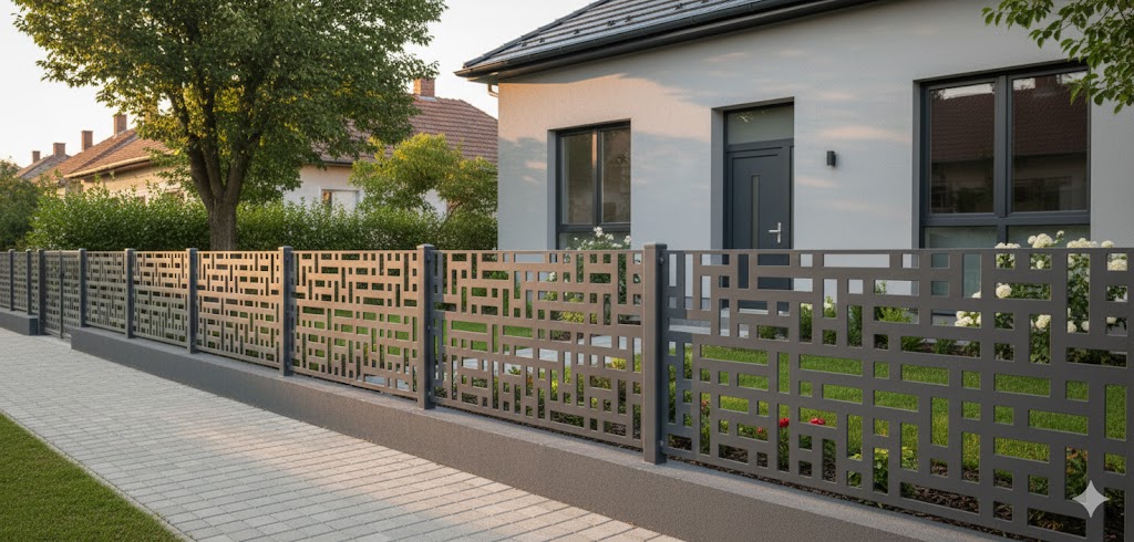 Geometrikus kerítés minta