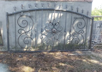 kovácsoltvas kerítésbetét Hajdúböszörmény