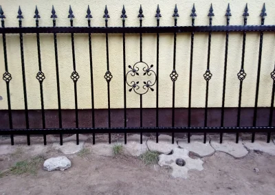 kovácsoltvas kerítésbetét Debrecen