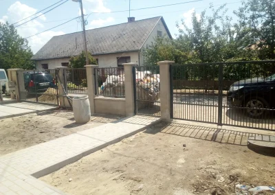 Kovácsoltvas kerítésrendszer Debrecen