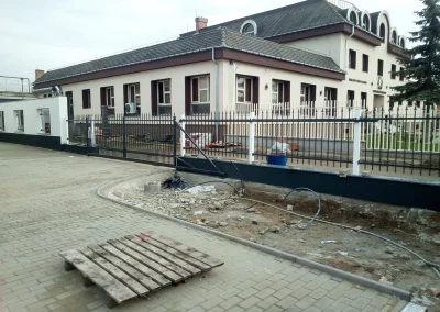 Kovácsoltvas kerítés kapu Debrecen